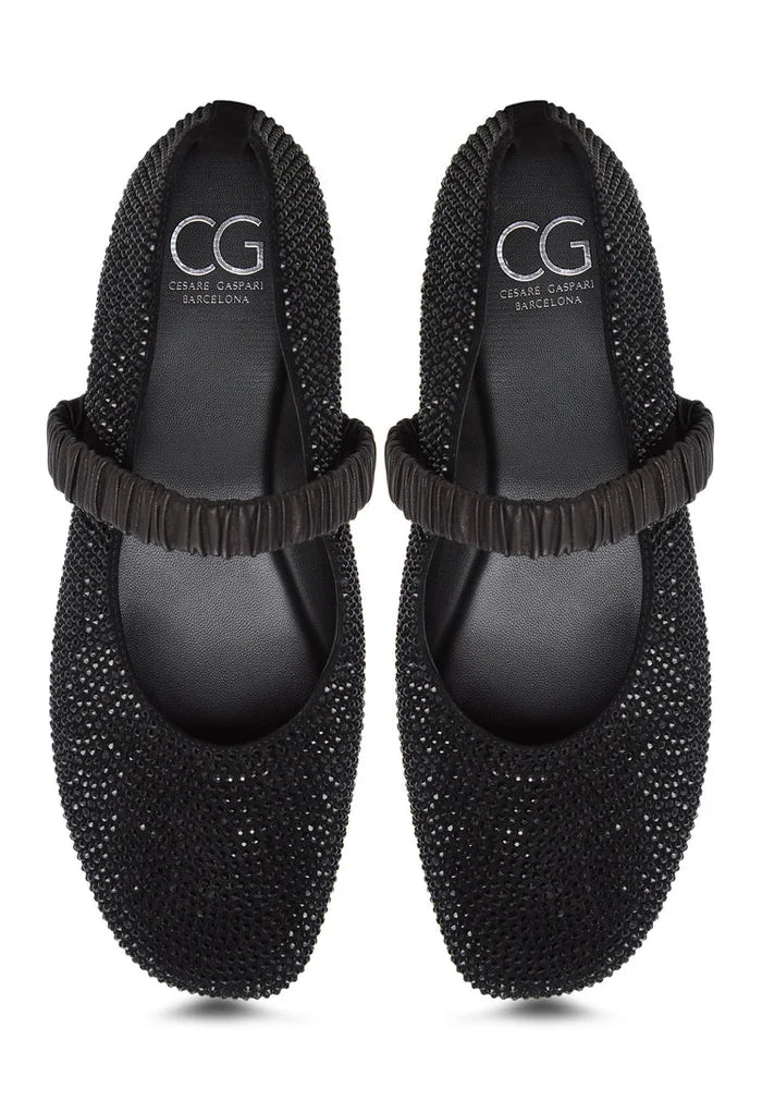 Embellished Flats Sophia - Black