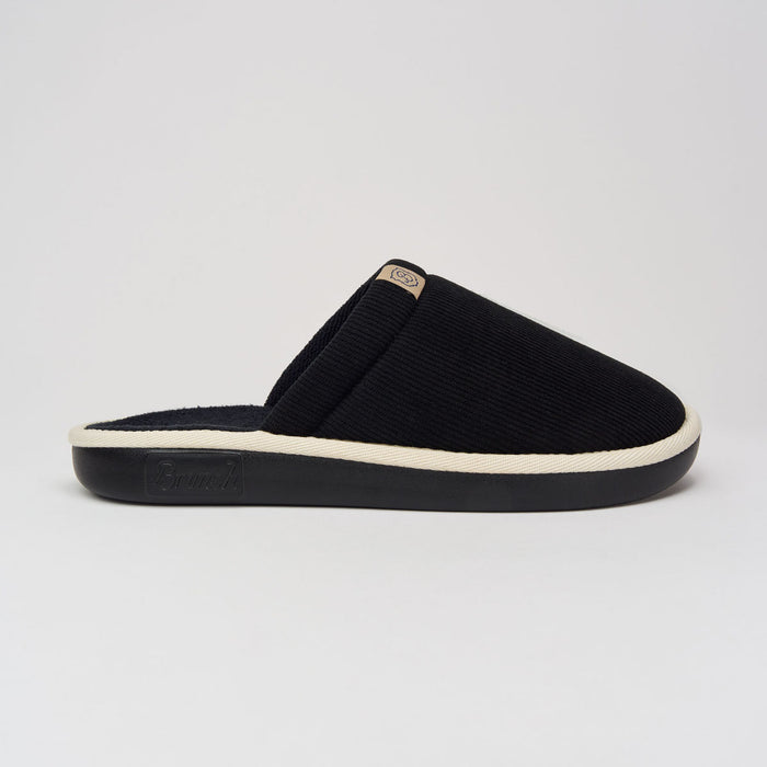 Brunch Essential slipper in Black corduroy, product view 5