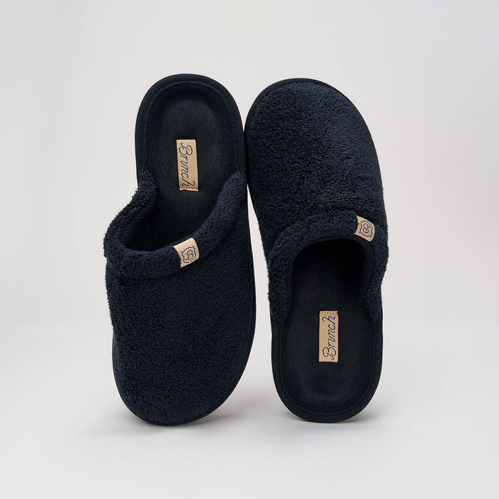 Brunch Essential slipper in Black terry, product view 3
