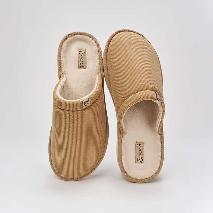 Brunch Essential slipper in Caramel corduroy, product view 3