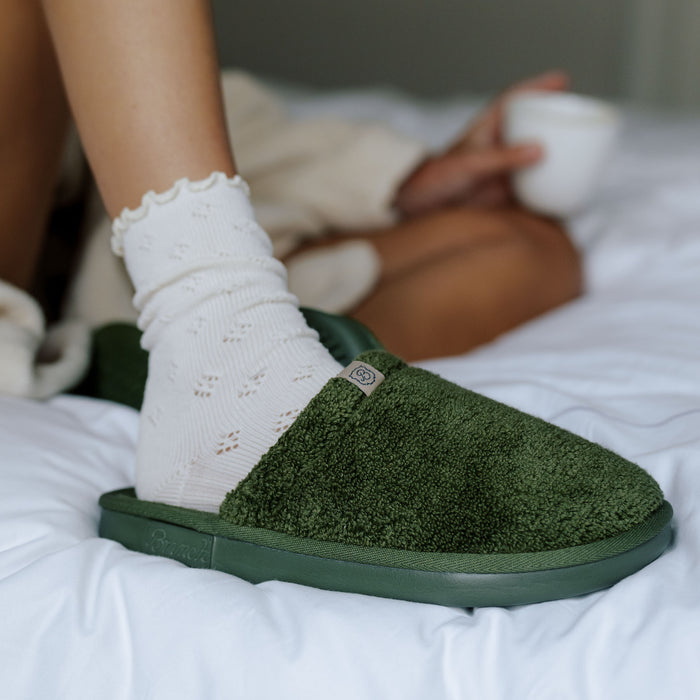 Brunch Essential slipper in Chive terry, product view 2