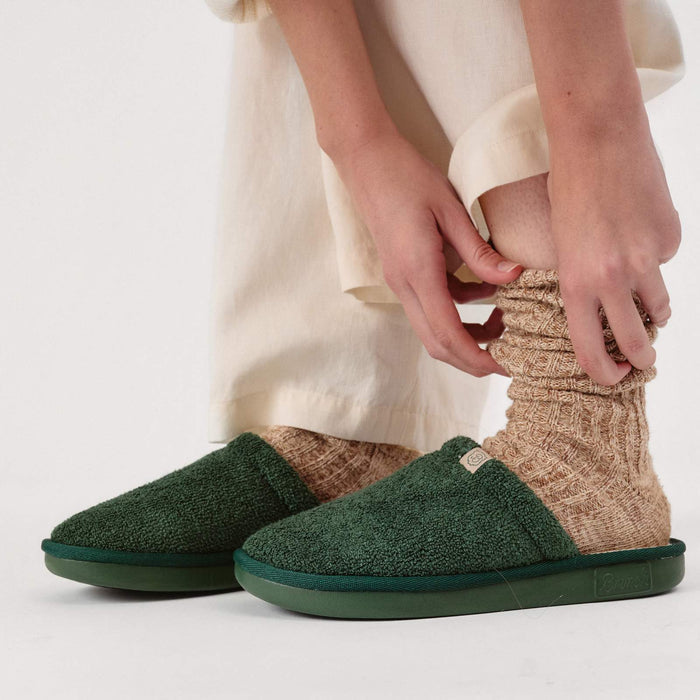 Brunch Essential slipper in Emerald terry, product view 2