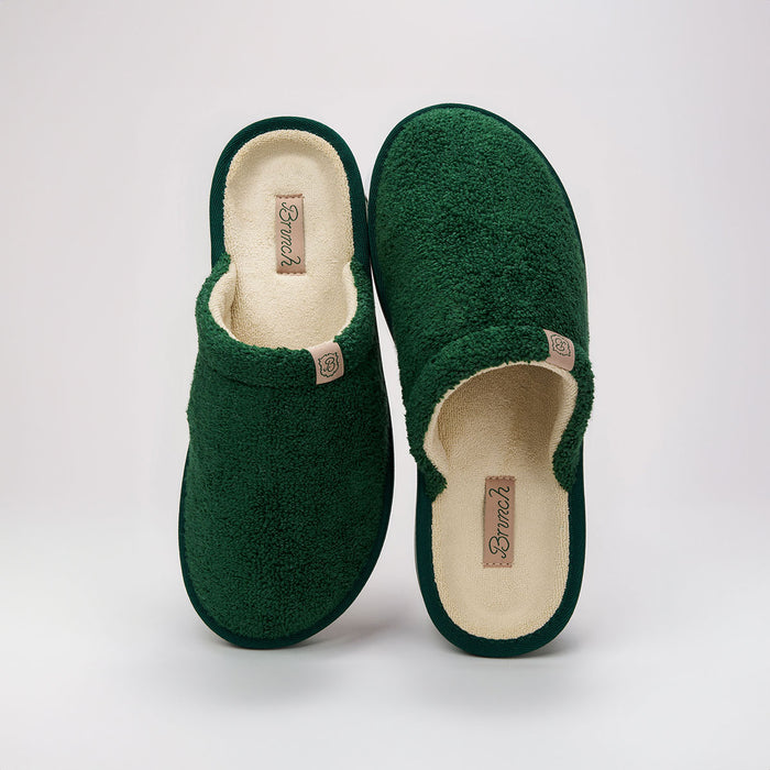 Brunch Essential slipper in Emerald terry, product view 3