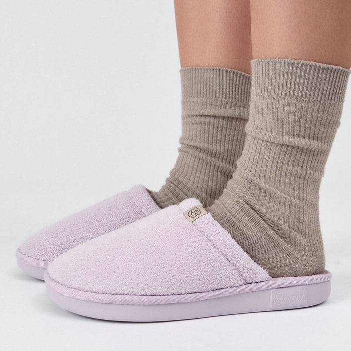 Brunch Essential slipper in Lavender terry, product view 2
