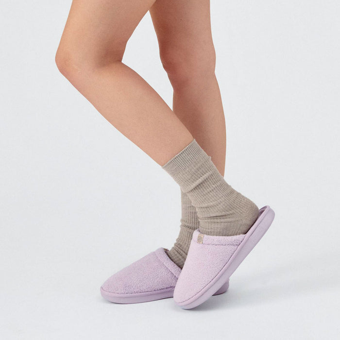 Brunch Essential slipper in Lavender terry, product view 4