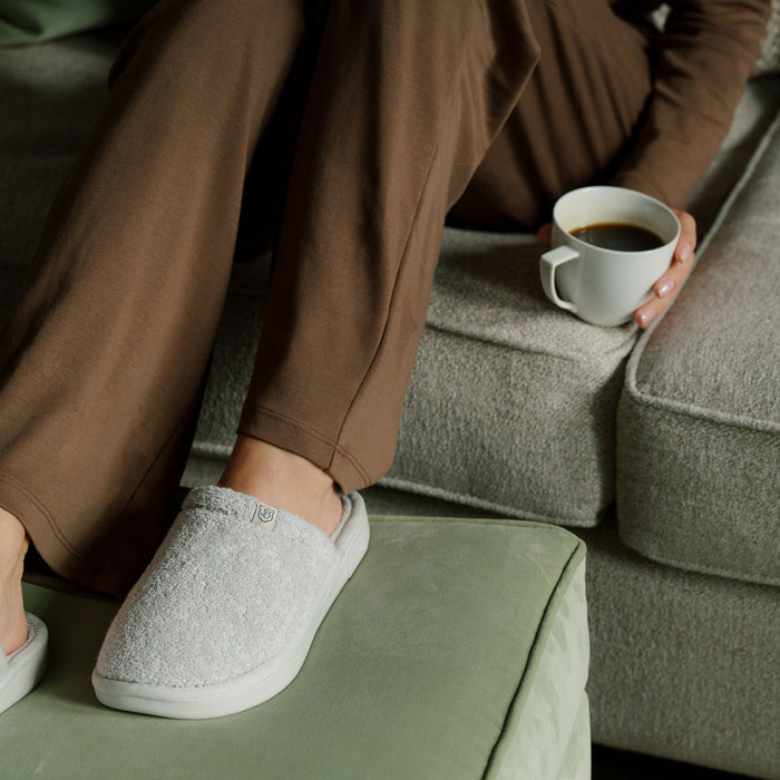 Brunch Essential slipper in Oyster terry, product view 2