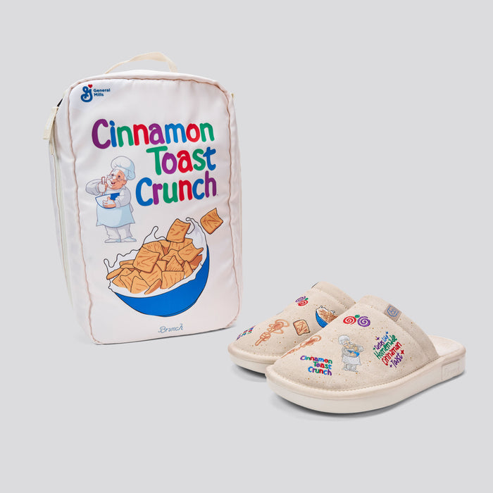 Brunch Essential Cinnamon Toast Crunch™ slipper in Cinnadust suede, product view 3