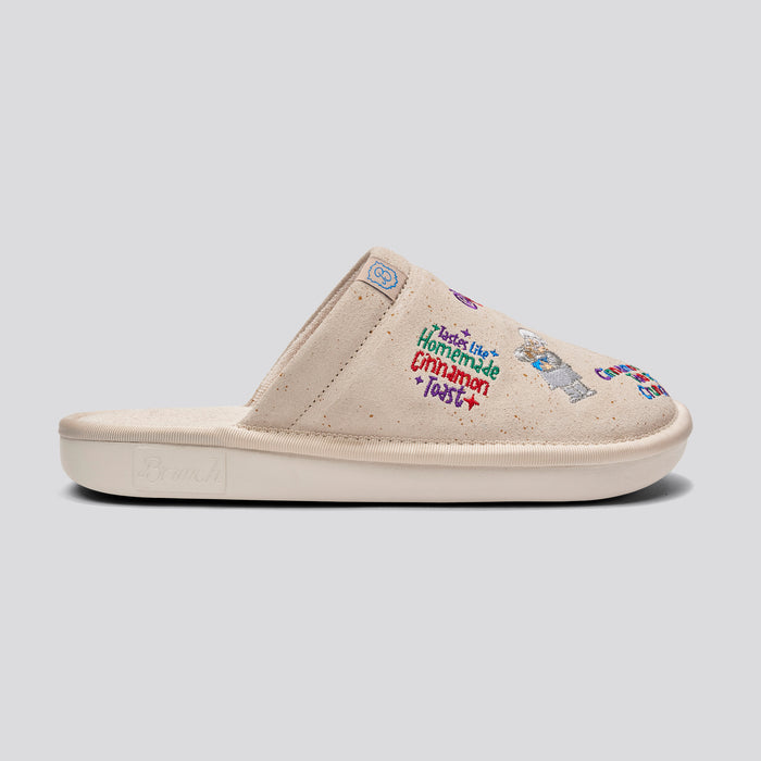 Brunch Essential Cinnamon Toast Crunch™ slipper in Cinnadust suede, product view 5