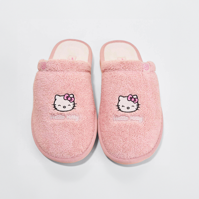 Brunch Essential Hello Kitty slipper in Pink terry, product view 3