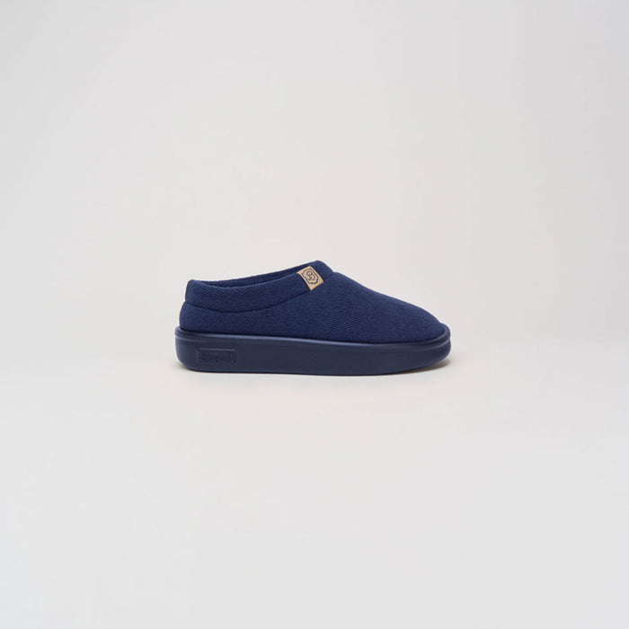 Brunch Essential Kids kids' slipper in Double Navy terry, product view 2