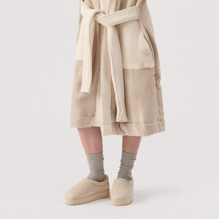 Brunch Essential Robe in Beige terry, product view 3