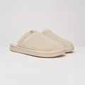 Brunch Essential Shearling slipper in Beige suede, main product image