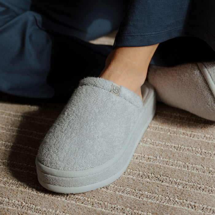 Brunch Essential XXL slipper in Oyster terry, product view 2