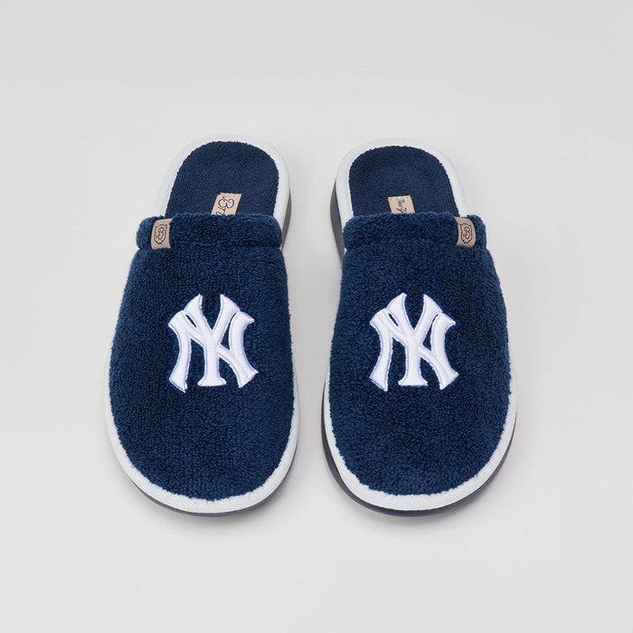 Brunch Essential Yankees slipper in Navy terry, product view 4