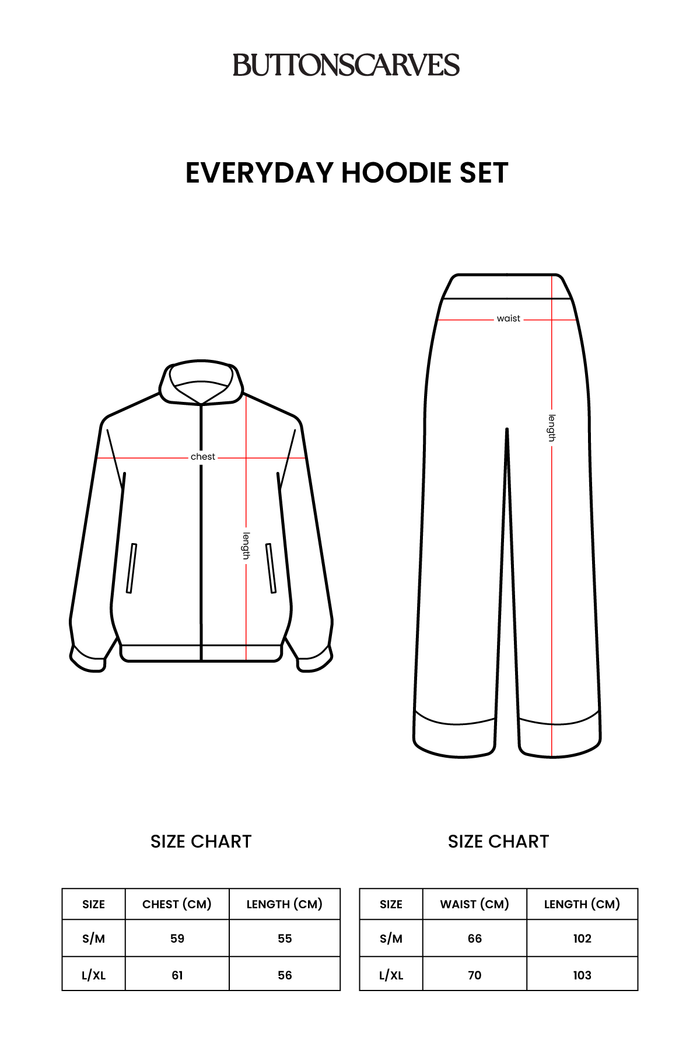 Everyday Hoodie Set - Beige