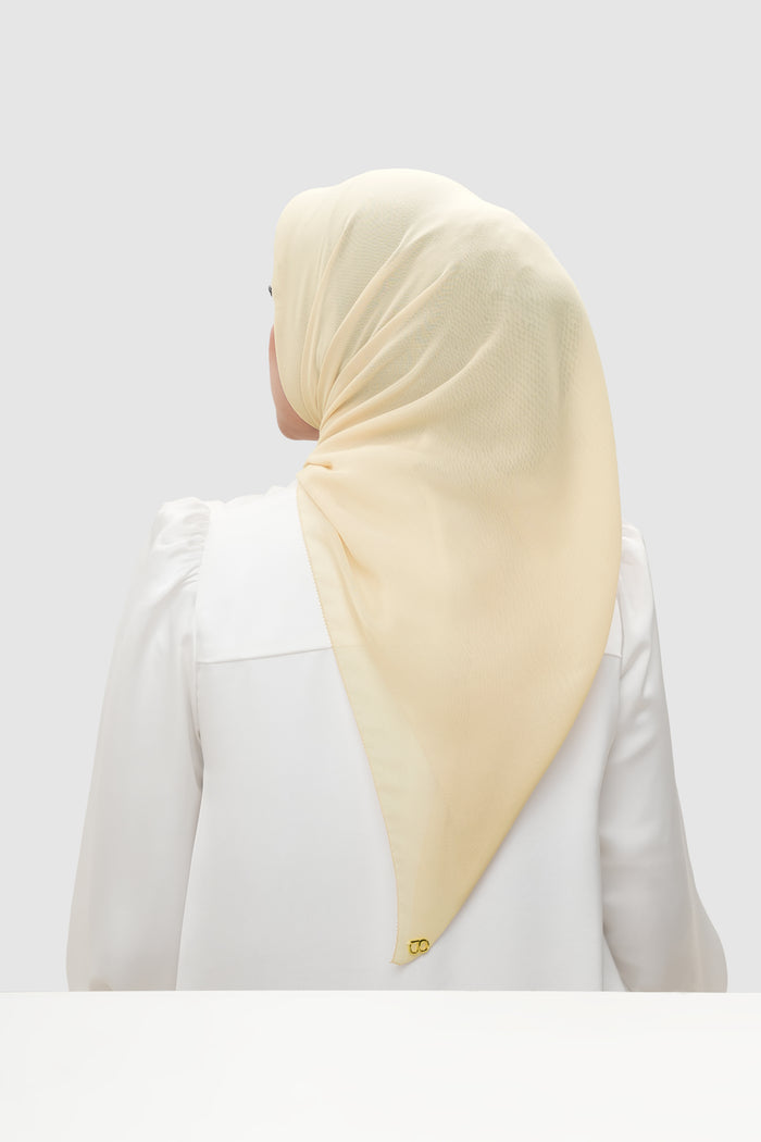everyday scarf in angora by buttonscarves back view
