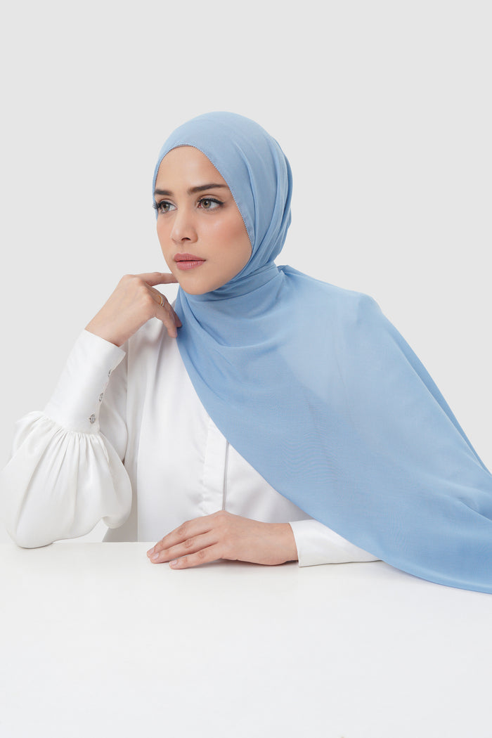 Everyday Twill Shawl - Forever Blue