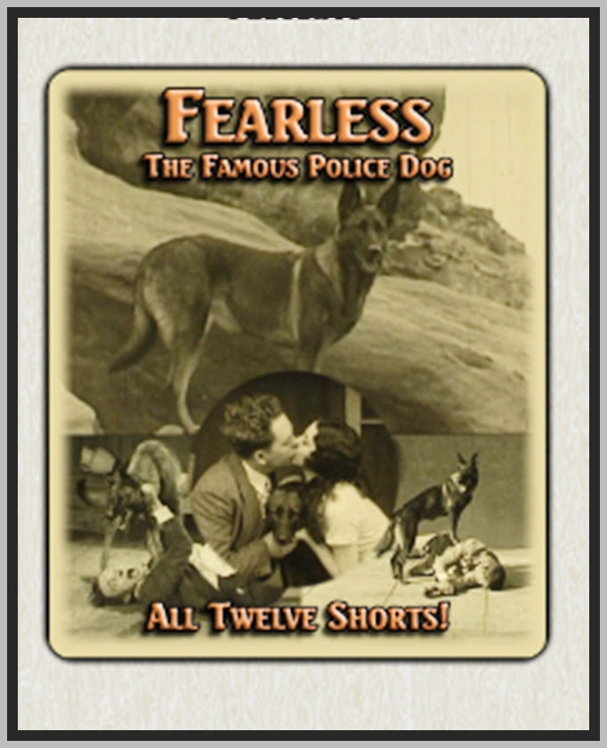 FEARLESS THE POLICE DOG - 1926 - DICK HATTON - SILENT - RARE DVD