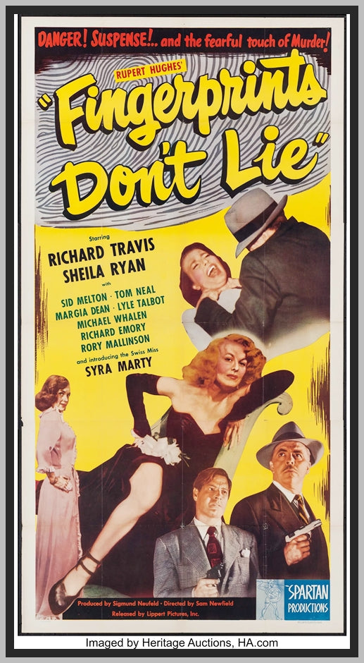 FINGERPRINTS DON'T LIE - 1951 - TOM NEAL - RARE DVD