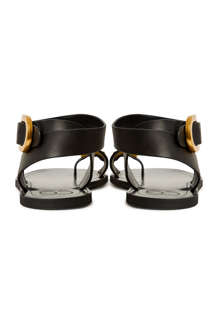 Flat Sole Sandals Paula - Black