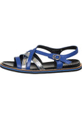 A pair of trendy and stylish flat sole urban sandals, designed for comfort and fashion-forward appeal.