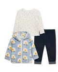 Floral 3-Piece Sherpa Set (12M-24M) - Little Me