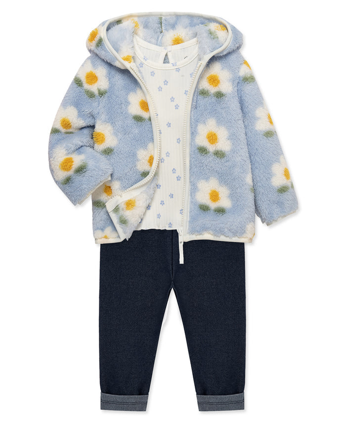 Floral 3-Piece Sherpa Set (12M-24M) - Little Me