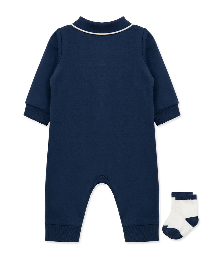 Football Coverall & Socks (3M-12M) - Little Me