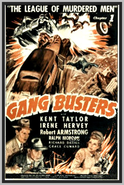 GANG BUSTERS - 1942 - KENT TAYLOR - RARE DVD