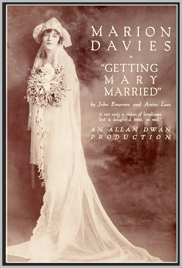 GETTING MARY MARRIED - 1919 - MARYON DAVIES - SILENT - RARE DVD