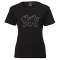 Girls Diamonte Dragon Skinni T-Shirt