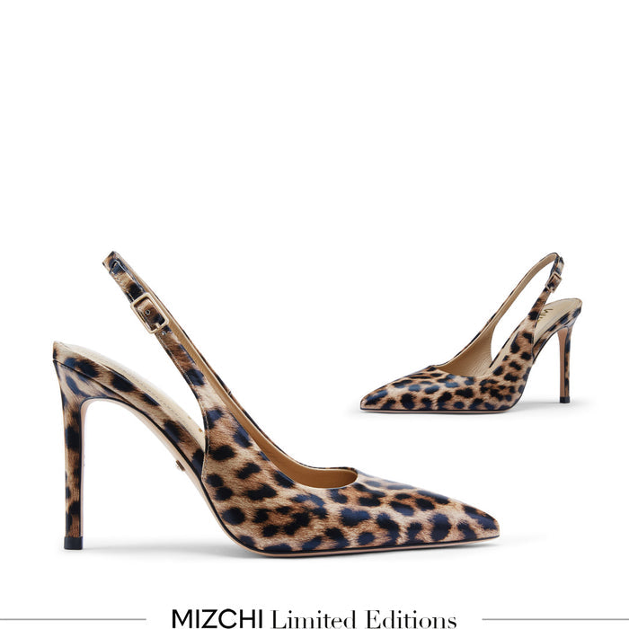 GISELLE LEOPARD - animal print slingback