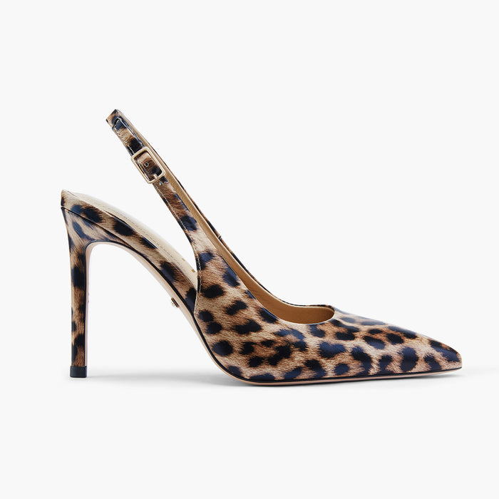 GISELLE LEOPARD - animal print slingback