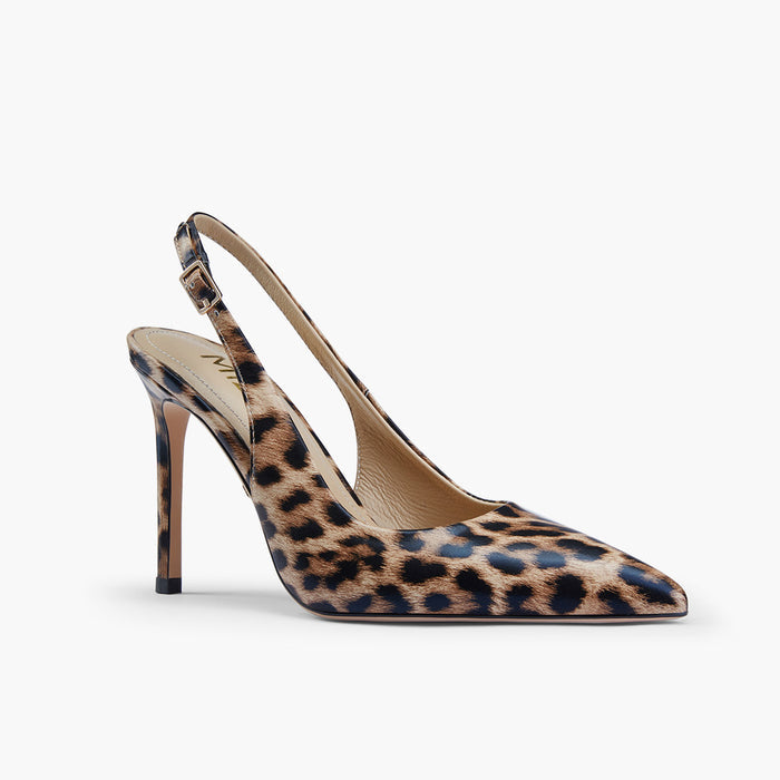 GISELLE LEOPARD - animal print slingback