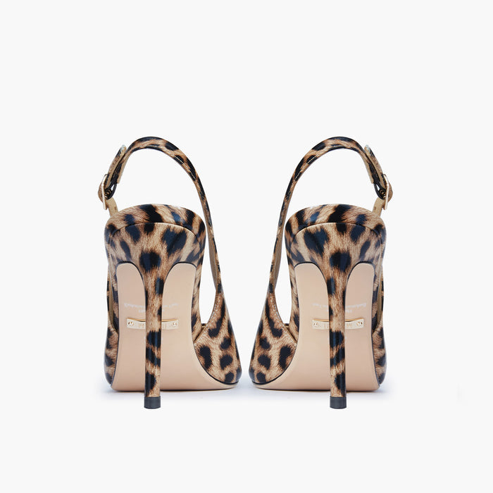 GISELLE LEOPARD - animal print slingback