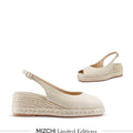 Giulia - Beige Slingback espadrilles