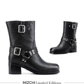 GLORIA - leather biker boots