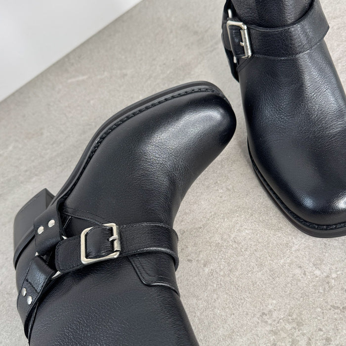 GLORIA - leather biker boots