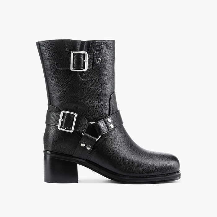 GLORIA - leather biker boots
