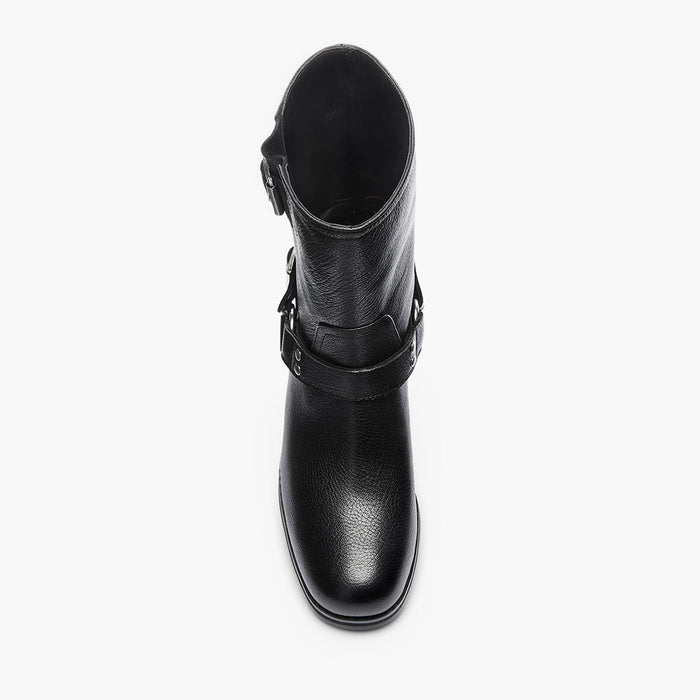 GLORIA - leather biker boots