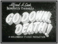 GO DOWN DEATH! - 1944 - DOLLY JONES - RARE DVD