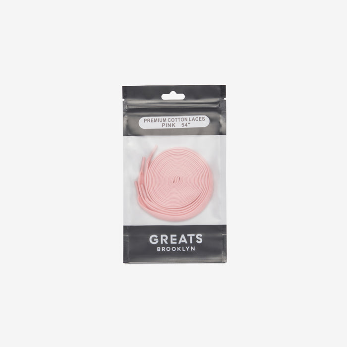 GREATS Premium Cotton Laces - Pink