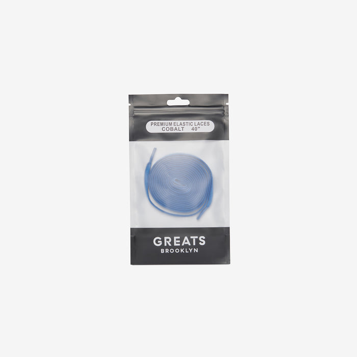 GREATS Premium Elastic Laces - Cobalt