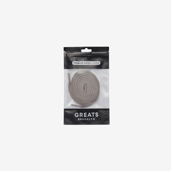 GREATS Premium Waxed Laces - Mocha