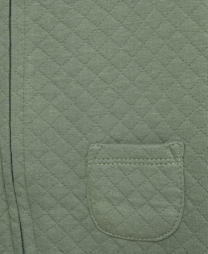 Green Quilt Hooded Coverall (3M-12M) - Little Me