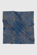 haramain 2 printed square scarf in dawn by buttonscarves