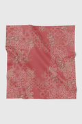 haramain 2 printed square scarf in hamra by buttonscarves