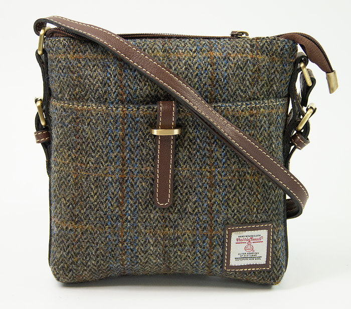 Harris Tweed Ladies Crossbody Bag 11/Brown
