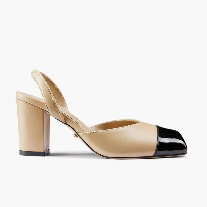 Hayven - Leather Slingback