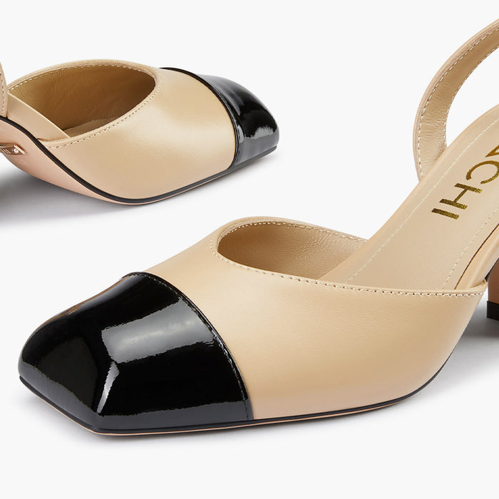 Hayven - Leather Slingback